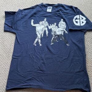 Gorilla Biscuits Chris Shary Graphic Tee – Navy Gildan, Size Medium